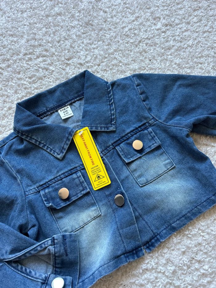 Veste en jeans courte - photo numéro 2
