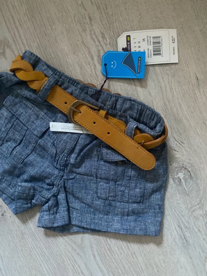 Short avec ceinture Sergent Major taille 3 ans Neuf - photo numéro 2