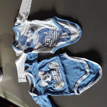 Lot bodies manches longues 6 mois