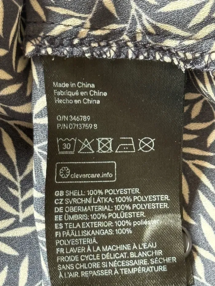 Superbe chemise fleurie fluide H&M collab Morris & co neuve 44 - photo numéro 11
