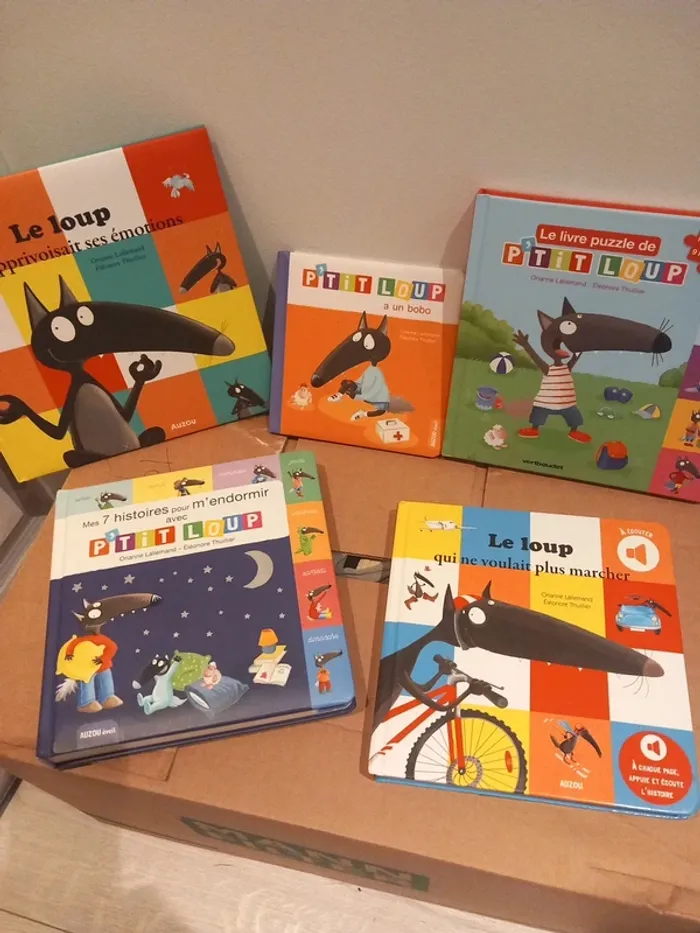 Lot livres p'tit loup