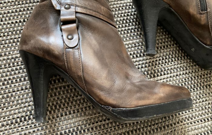 Bottes Jonak en cuir marron - Pointure 40 - photo numéro 6