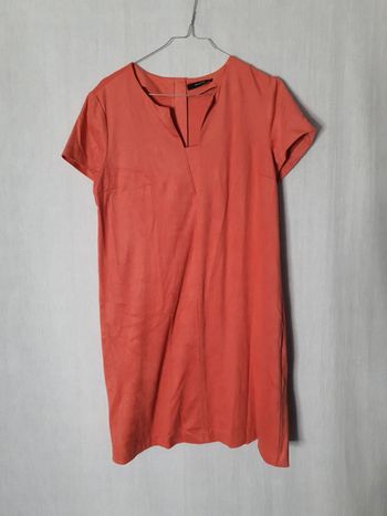 Robe burton en suedine