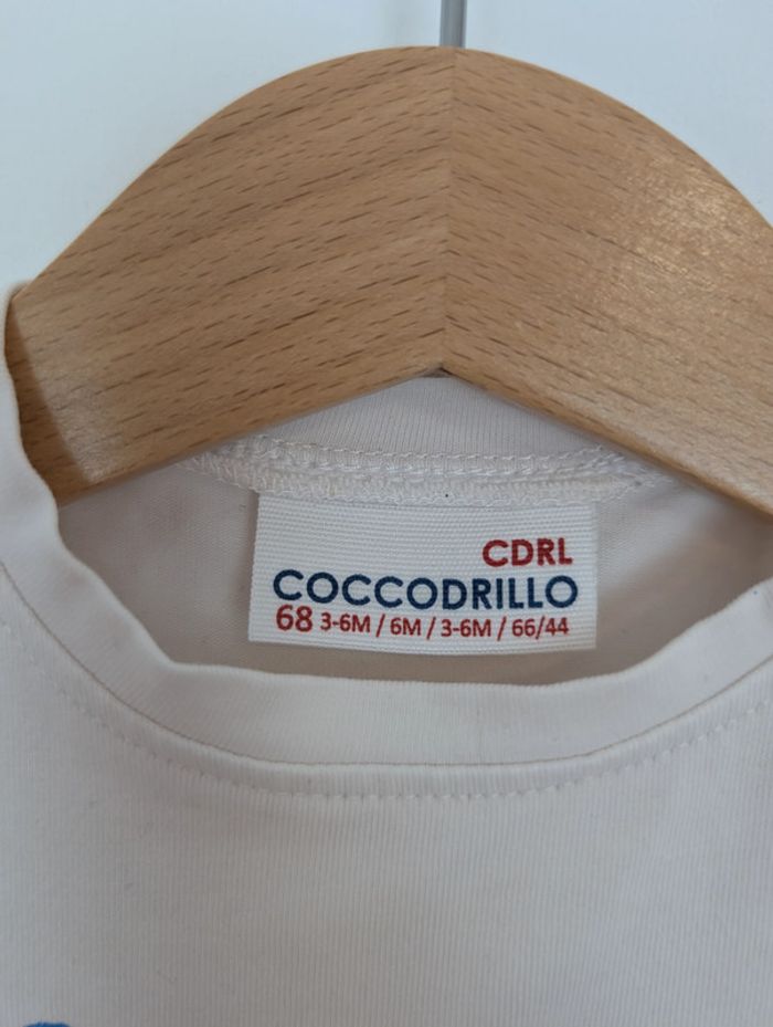 Tee shirt manches courtes Coccodrillo 3 - 6 mois - photo numéro 3