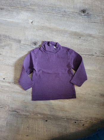 T-shirt ML col roulé fille Kid Kanai 3 ans