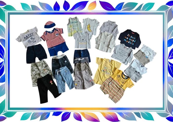 Gros lot de 27 vêtements taille 3 mois