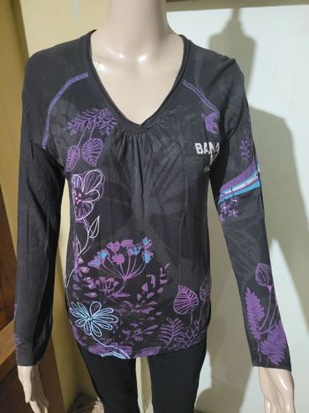 T-shirt manches longues, banane moon, marron