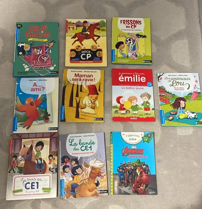 Lot de livres les premières lecture cp ce1