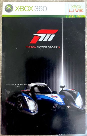 Notice Forza motorsport 3 pour 360