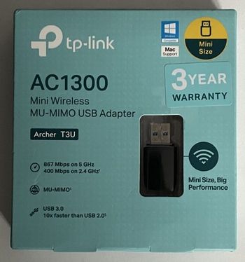 Clé WIFI TP LINK AC1300 Mini Wireless MU MIMO USB