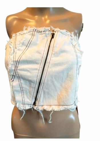 Top bustier en Jean Shein taille M neuf