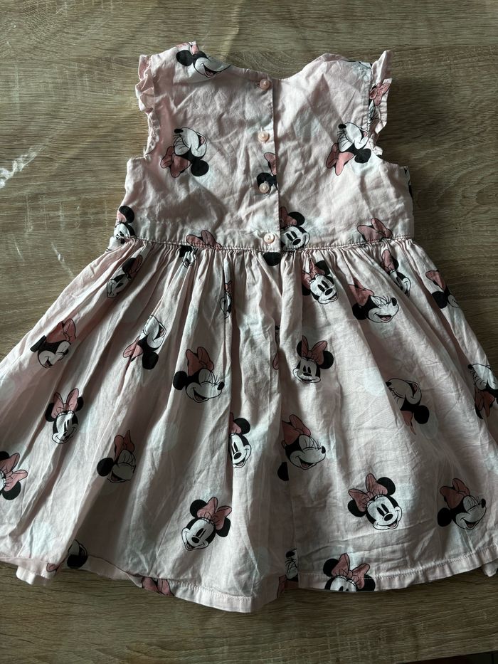 Robe rose pois Minnie H&M t.24m - photo numéro 4