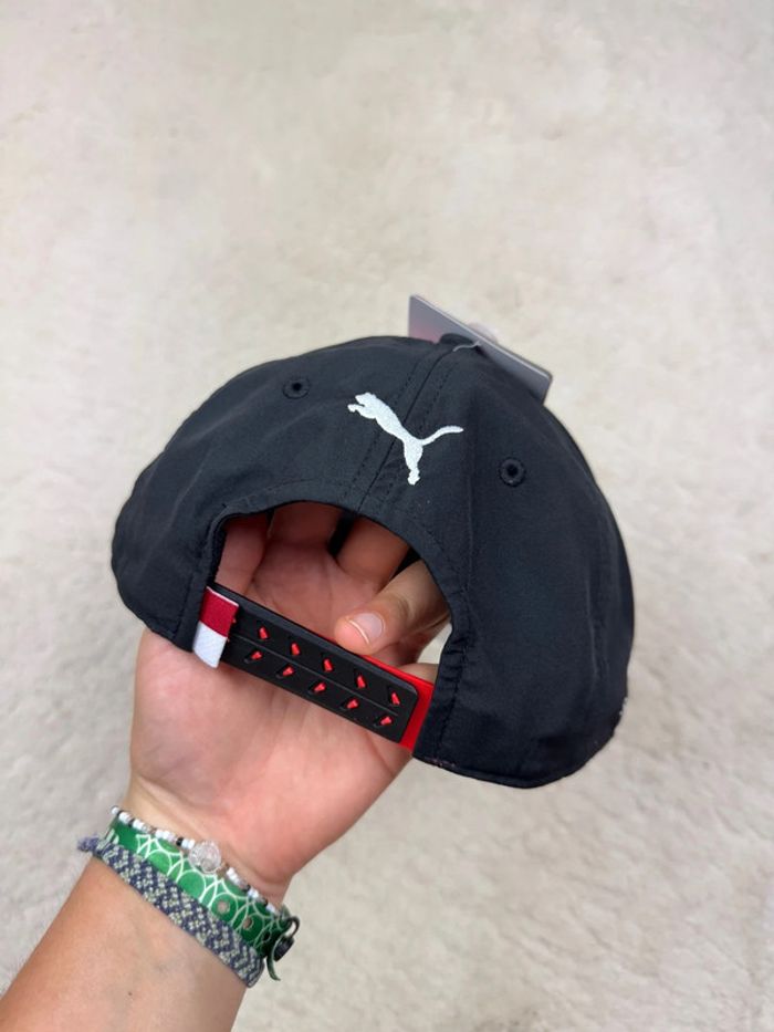 Casquette Ferrari Puma F1 16 Charles Leclerc Rouge et Noir Neuve - photo numéro 5
