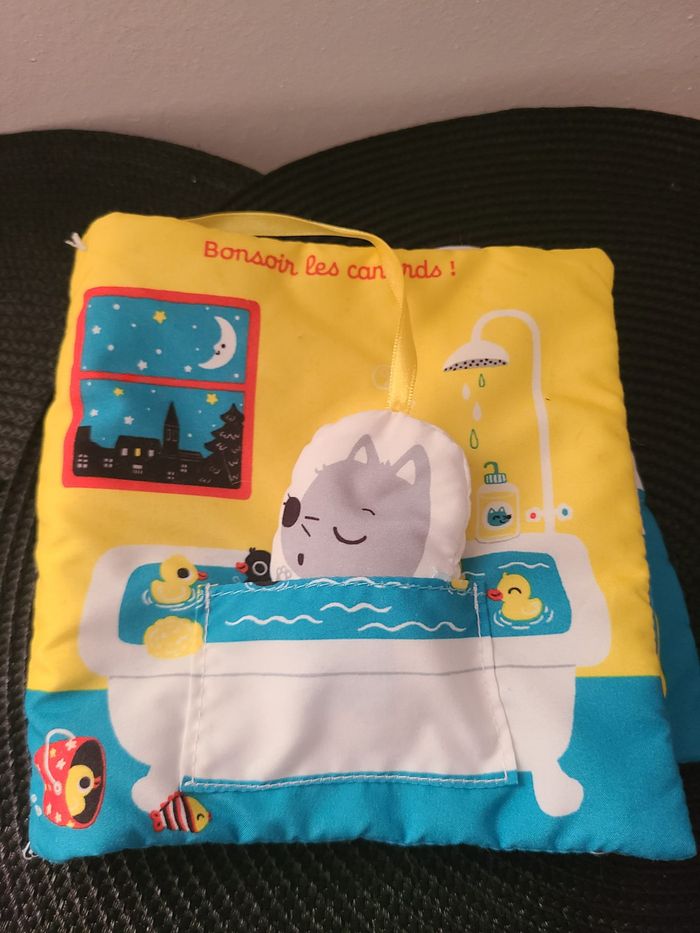 Livre en tissu « Bonne nuit Bébé Loup " - photo numéro 2