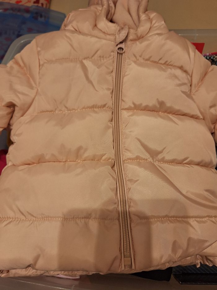 Doudoune bébé rose pâle 12 mois (73/76cm) - photo numéro 10