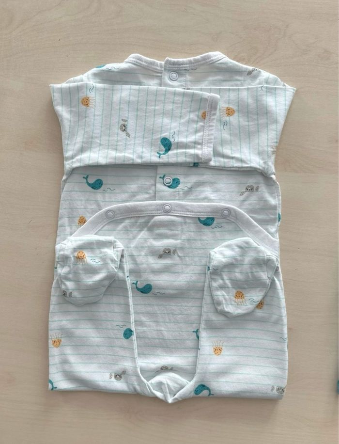 Lot de 2 pyjamas en jersey - bébé - taille 6 mois - photo numéro 4