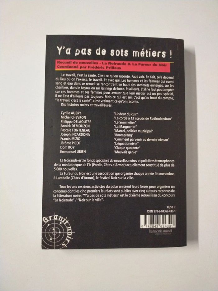 Livre y'a pas de sots métier - photo numéro 2
