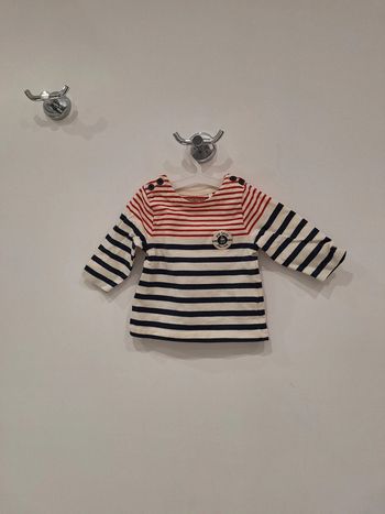 Maillot manches longues bébé garçon 3 mois