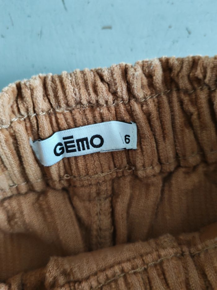 Short velours marron camel Gemo – 6 ans réglable - photo numéro 4
