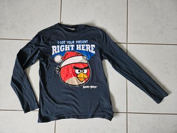 T-shirt ml garçon Angry Birds 14 ans CHEV