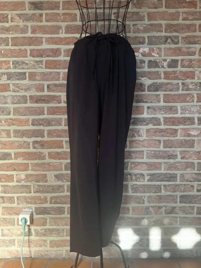 Pantalon droit noir H&M Taille S/ 36 - photo numéro 2