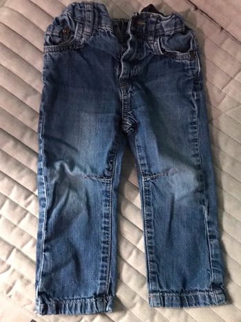 Jean taille réglable