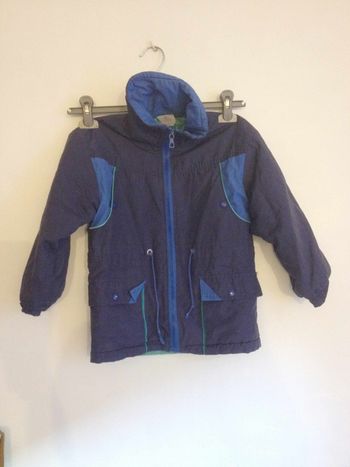Blouson d’hiver enfant bleu