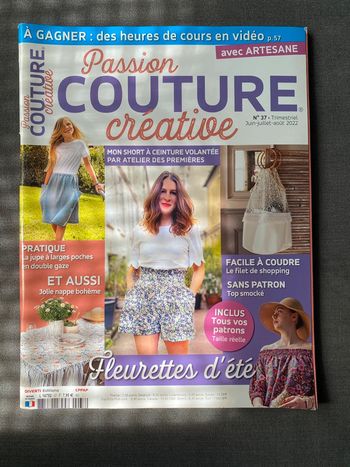 Magazine passion couture creative numéro 37