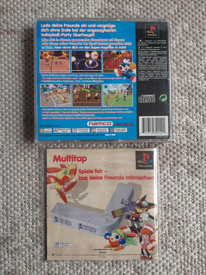 Playstation 1 ps1 klonoa beacj volleyball - photo numéro 2