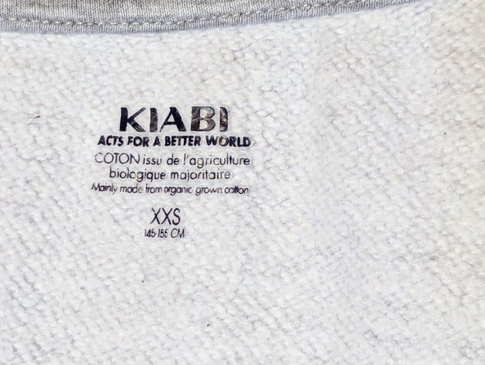 Sweat Kiabi Gris Grosse Ecriture Toronto Fermeture Eclair Col Vêtement Tendance Mode Adolescents - photo numéro 7