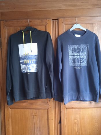 Lot de 2 sweats shirts Jack & Jones taille L