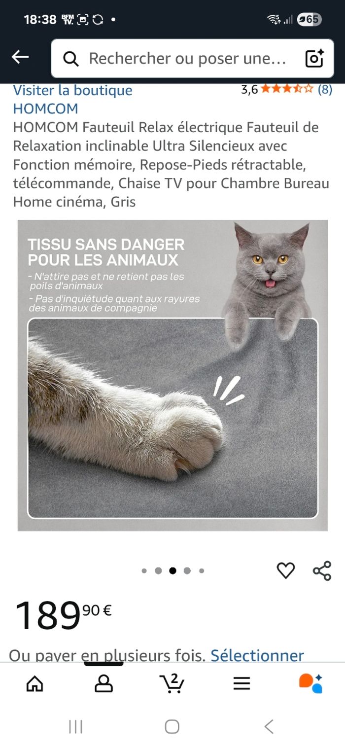 Fauteuil bien etre très très bon état - photo numéro 6