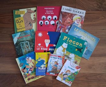 Lot de 10 livres autour de Noël