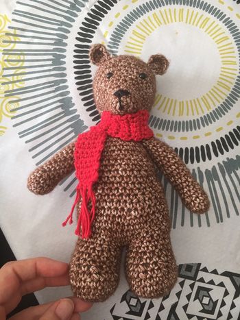 Ours en peluche brodé