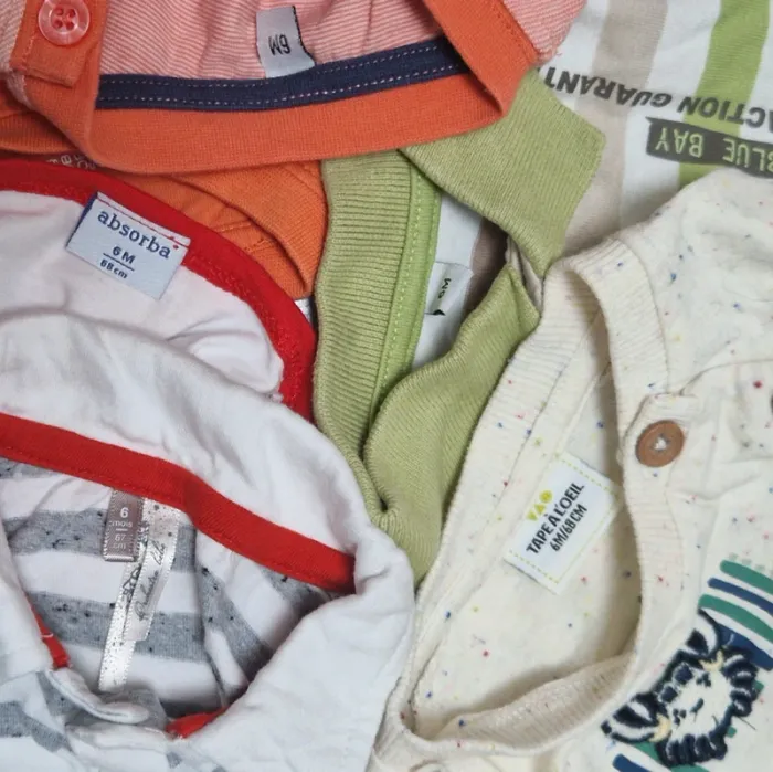Lot T-shirts bébés - Toutes marques - Taille 6 mois - photo numéro 4