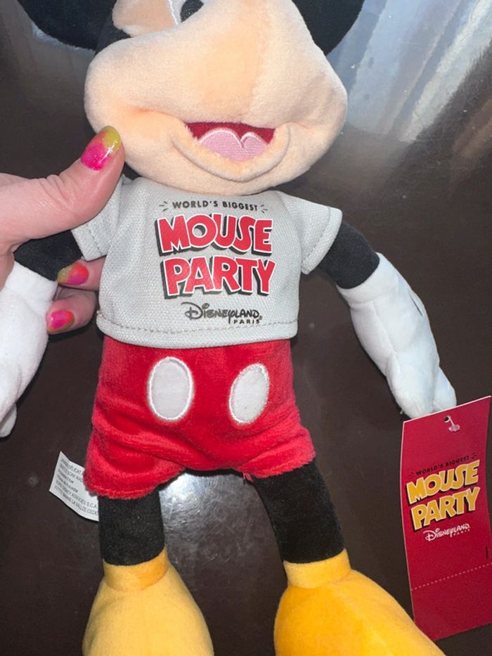 Peluche Disney Mickey mouse party disneyland paris - photo numéro 3