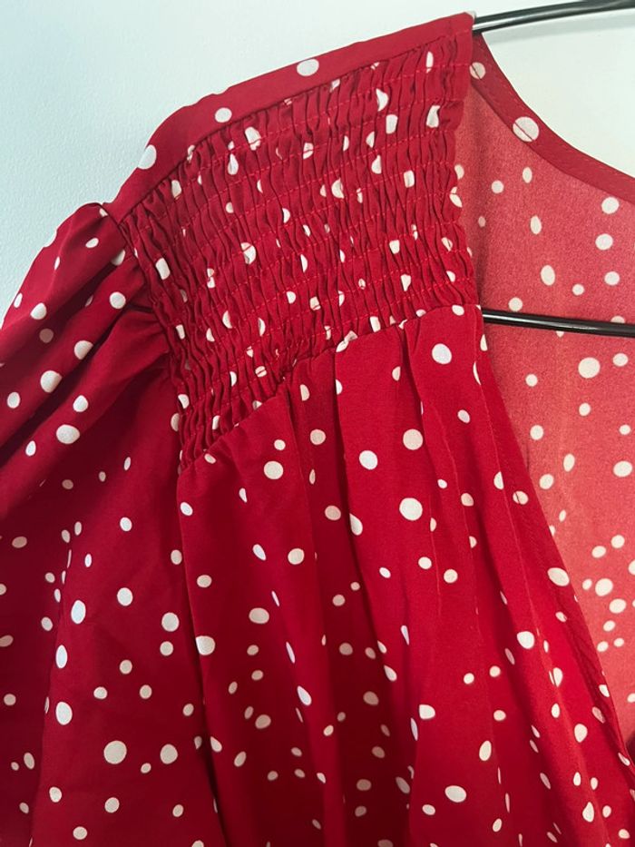 Robe rouge à pois - photo numéro 5