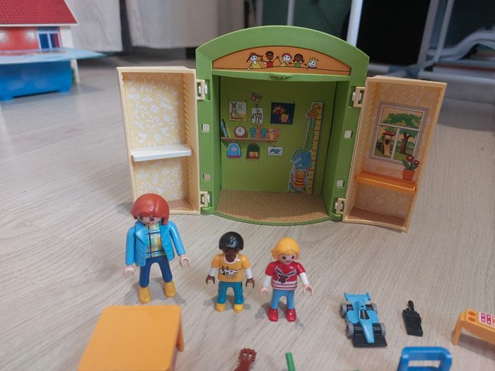 Garderie Playmobil transportable - Set complet - photo numéro 3