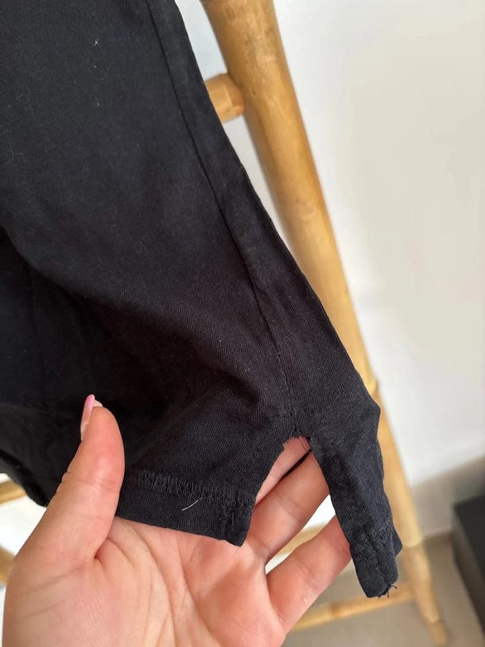 T-shirt noir avec petite poche - photo numéro 5