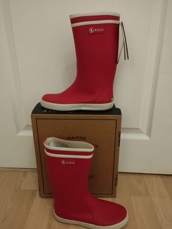 Bottes de pluie neuves aigles taille 32