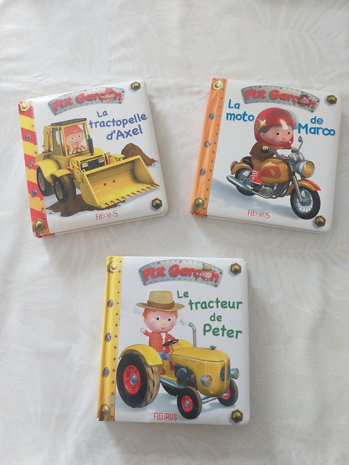 Lot 3 livres P'tit garcon