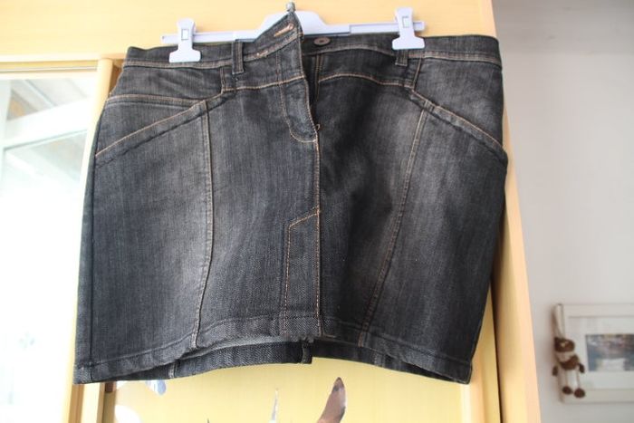 jupe jean noir