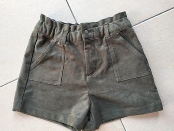 Short velours vert