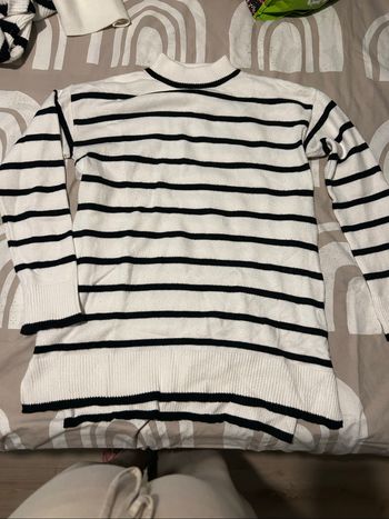 Pull marinière de maternité