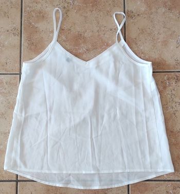 Débardeur blanc Kiabi XS