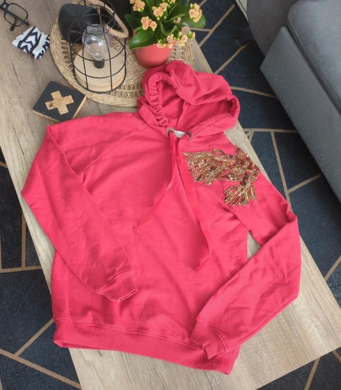 Sweat à sequins Promod rouge bac 20 Promod Beebs by Kiabi