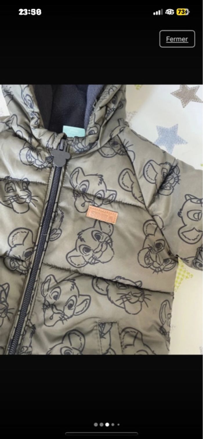 Doudoune simba kaki 6 mois - photo numéro 2