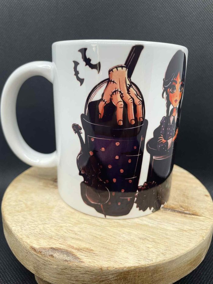 🖤 Mug Mercredi Addams – Automne Gothique & Cosy - photo numéro 4