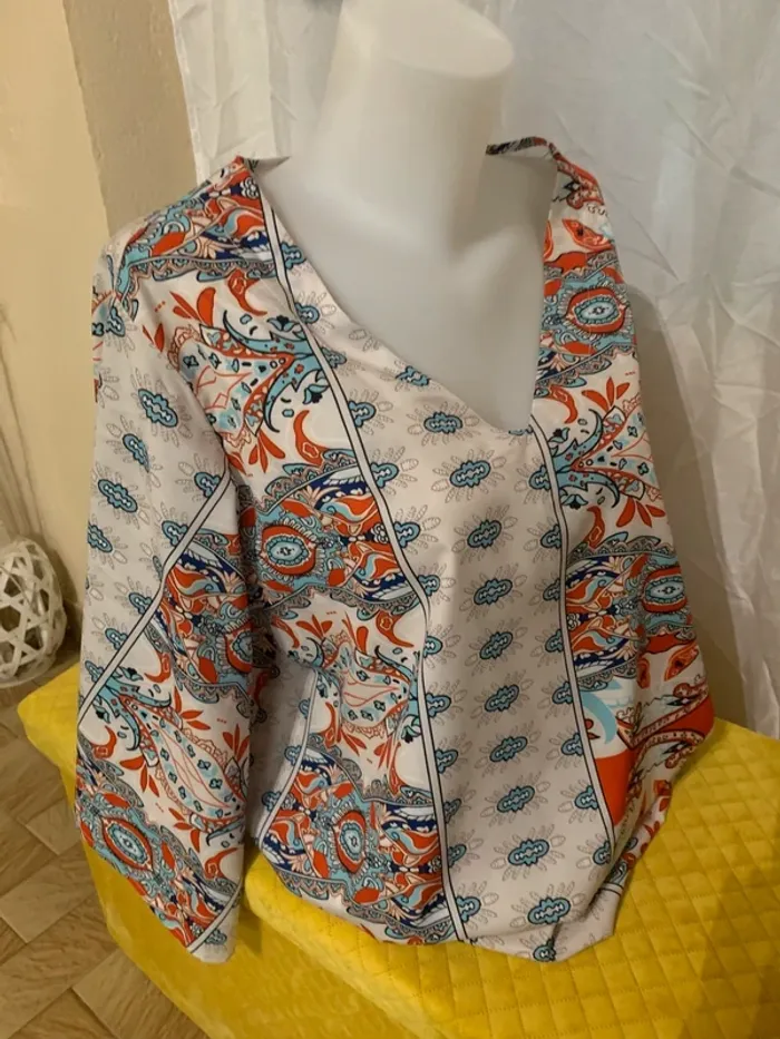 Blouse manches longues 3XL très bon état - photo numéro 4