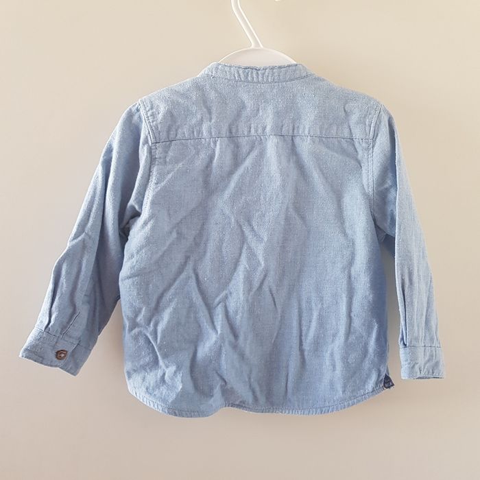 Chemise bleue pour garçon - photo numéro 4